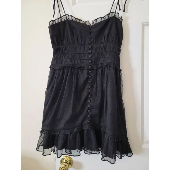 MAJORELLE Sophia Mini Dress in Black S $228 - Picture 3 of 9